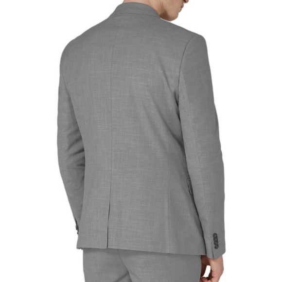 Topman Skinny Fit Suit Jacket & Skinny Fit Trousers Suit Set, Small 38R - Picture 3 of 15